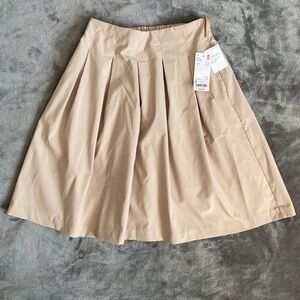 Uniqlo Cream A-Line Skirt